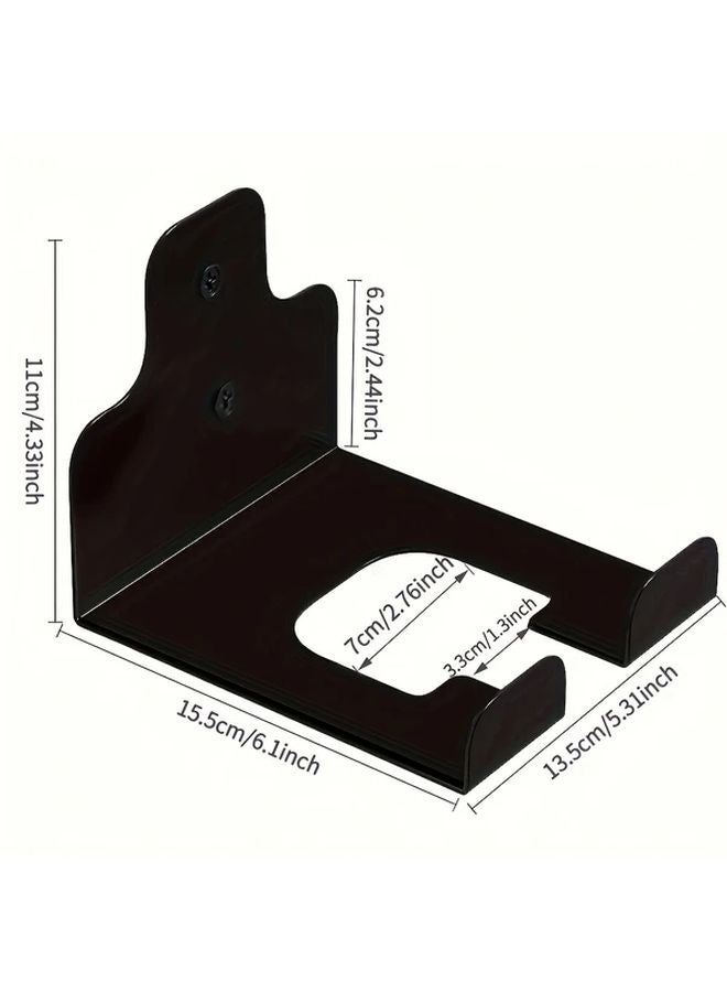 Wall Mounted Garage Organizer Black Garden Tool Hanger For Trimmer Lawn Mower - Image 3